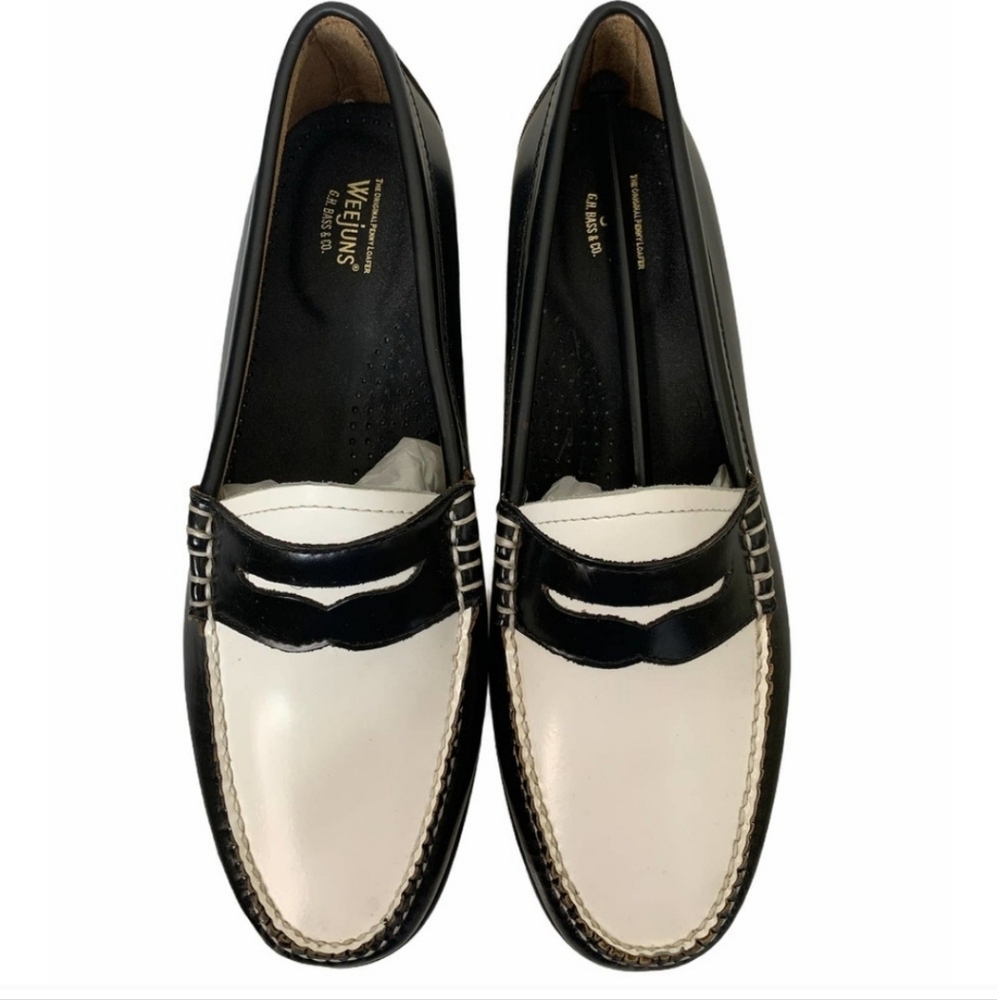 G.H Bass Whitney Weejuns leather Penny loafers  7W
